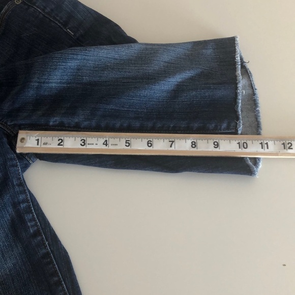 Gap Limited Edition Cut Off Low Rise 10”Bermuda Jean Shorts 24/0 - Picture 5 of 8